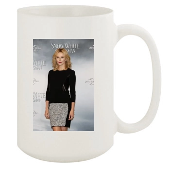 Charlize Theron 15oz White Mug