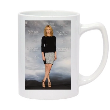 Charlize Theron 14oz White Statesman Mug