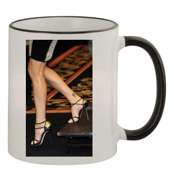 Charlize Theron 11oz Colored Rim & Handle Mug