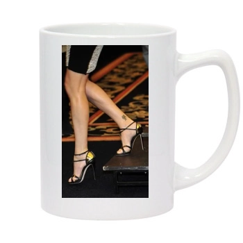 Charlize Theron 14oz White Statesman Mug