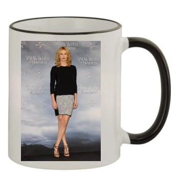 Charlize Theron 11oz Colored Rim & Handle Mug