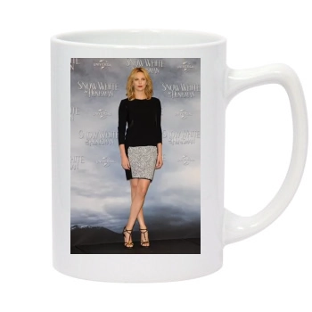 Charlize Theron 14oz White Statesman Mug