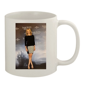 Charlize Theron 11oz White Mug