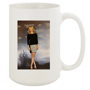 Charlize Theron 15oz White Mug