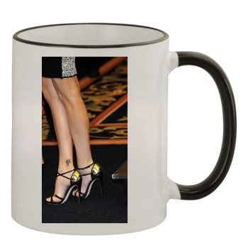 Charlize Theron 11oz Colored Rim & Handle Mug