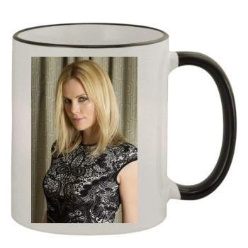 Charlize Theron 11oz Colored Rim & Handle Mug