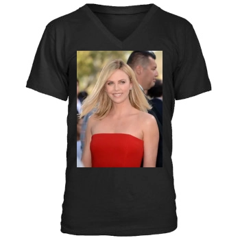 Charlize Theron Men's V-Neck T-Shirt