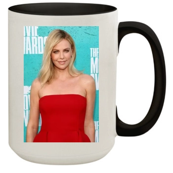 Charlize Theron 15oz Colored Inner & Handle Mug