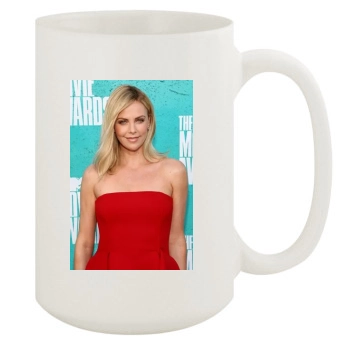 Charlize Theron 15oz White Mug