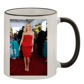 Charlize Theron 11oz Colored Rim & Handle Mug