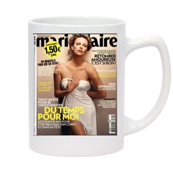 Charlize Theron 14oz White Statesman Mug