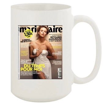 Charlize Theron 15oz White Mug