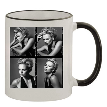 Charlize Theron 11oz Colored Rim & Handle Mug