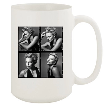 Charlize Theron 15oz White Mug