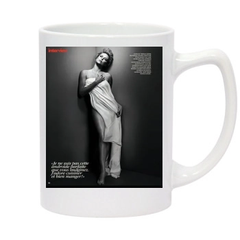 Charlize Theron 14oz White Statesman Mug