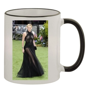 Charlize Theron 11oz Colored Rim & Handle Mug