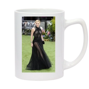 Charlize Theron 14oz White Statesman Mug