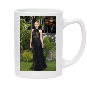 Charlize Theron 14oz White Statesman Mug