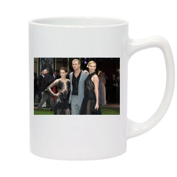 Charlize Theron 14oz White Statesman Mug