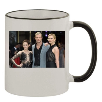 Charlize Theron 11oz Colored Rim & Handle Mug