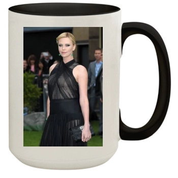 Charlize Theron 15oz Colored Inner & Handle Mug