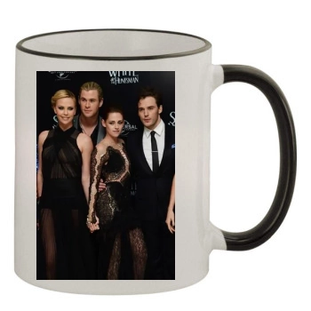 Charlize Theron 11oz Colored Rim & Handle Mug