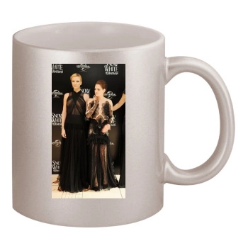 Charlize Theron 11oz Metallic Silver Mug