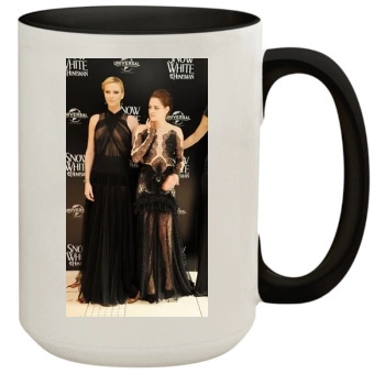 Charlize Theron 15oz Colored Inner & Handle Mug