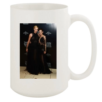 Charlize Theron 15oz White Mug