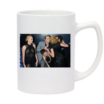 Charlize Theron 14oz White Statesman Mug