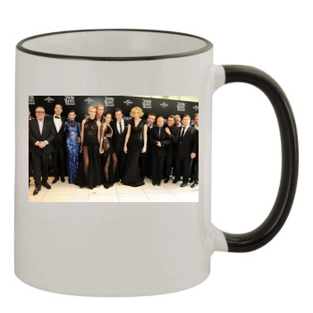 Charlize Theron 11oz Colored Rim & Handle Mug