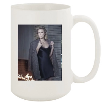 Charlize Theron 15oz White Mug