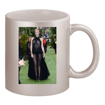 Charlize Theron 11oz Metallic Silver Mug