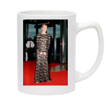 Charlize Theron 14oz White Statesman Mug