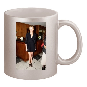 Charlize Theron 11oz Metallic Silver Mug