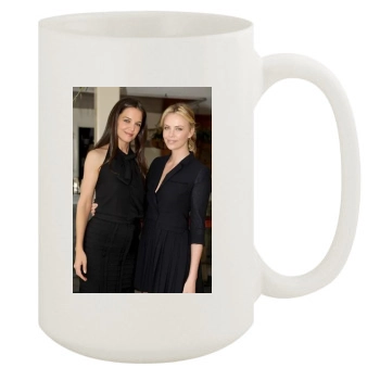 Charlize Theron 15oz White Mug