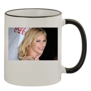 Charlize Theron 11oz Colored Rim & Handle Mug