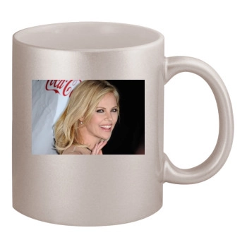 Charlize Theron 11oz Metallic Silver Mug