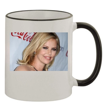 Charlize Theron 11oz Colored Rim & Handle Mug