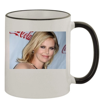 Charlize Theron 11oz Colored Rim & Handle Mug