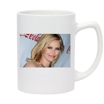 Charlize Theron 14oz White Statesman Mug