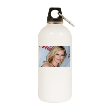 Charlize Theron White Water Bottle With Carabiner