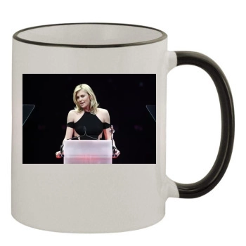 Charlize Theron 11oz Colored Rim & Handle Mug