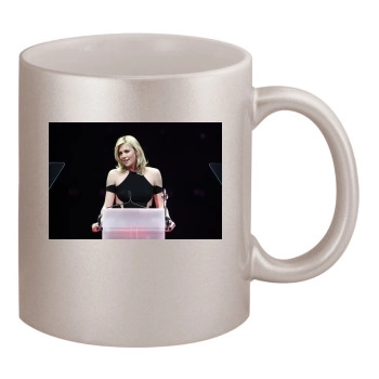 Charlize Theron 11oz Metallic Silver Mug