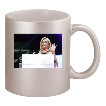 Charlize Theron 11oz Metallic Silver Mug