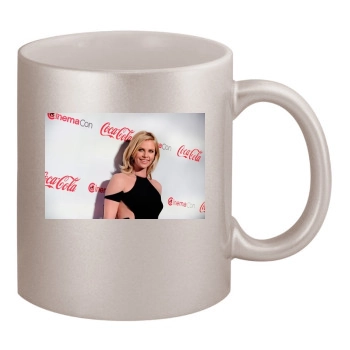 Charlize Theron 11oz Metallic Silver Mug