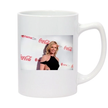 Charlize Theron 14oz White Statesman Mug