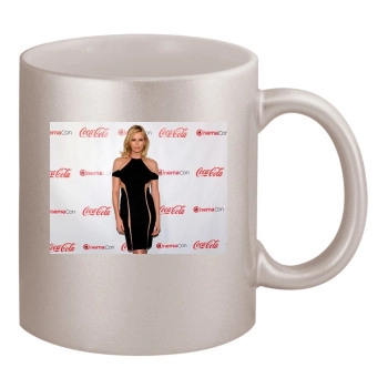 Charlize Theron 11oz Metallic Silver Mug