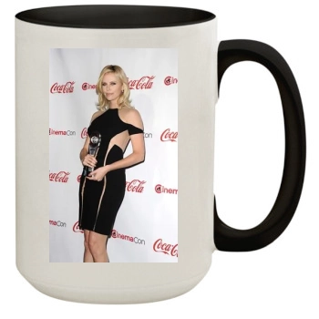 Charlize Theron 15oz Colored Inner & Handle Mug