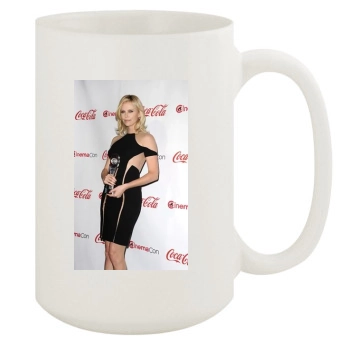 Charlize Theron 15oz White Mug